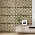 Produktbild: Akustik-Wandpaneel 8er Set Vang diagonal 60x60 cm Eichenoptik, hell