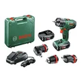 Produktbild: Bosch Home and Garden Bosch Schlagbohrschrauber AdvancedImpact 18 (2x1,5 AH Akku, 18 Volt System, Quicksnap Technologie, im Karton), 06039A3401