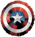 Produktbild: 3484101 Avengers Schild Jumbo Folienballon, Captain America - Partyballon 71 cm