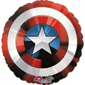Produktbild: Jumbo Avengers Shield Folienballon verpackt 71 cm x 71 cm