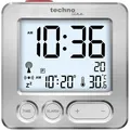 Produktbild: Technoline Wecker WT 265 silber, digital, Thermometer, Datumsanzeige, Funkuhr