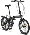 Produktbild: Licorne Bike Conseres Premium Falt Bike in 20 Zoll - Fahrrad für Herren, Jungen, Mädchen und Damen - Shimano 6 Gang-Schaltung - Hollandfahrrad