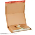 Produktbild: 20 x ColomPac CP02012 Buchverpackung 325x250 mm Versandkarton C4 braun Wellpappe