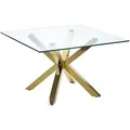 Produktbild: Beliani Couchtisch, Gold, Transparent, Glas, 70x44x70 cm, Wohnzimmer, Wohnzimmertische, Couchtische