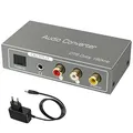Produktbild: HDMI ARC Audio Extractor, Digital-to-analog audio converter. HDMI ARC/Toslink/Coaxial to coaxial and analog aux RCA 3.5mm converter for amplifier, soundbar, home theater system, etc