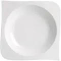 Produktbild: Ritzenhoff & Breker Suppenteller Teller Melodie Porzellan weiß eckig 21 x 21 x 3,5 cm