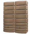 Produktbild: 4rain Regentonne 4rain SLIM Wandtank-SET 1000 L, taupe