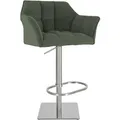 Produktbild: Barhocker Damaso Cord Grün Edelstahl