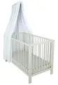 Produktbild: Sterntaler Betthimmel, luftiger Gaze-Stoff, Leichter Baby-Betthimmel für Kinderbett, dekorativ und atmungsaktiv, 160×300×0,5 cm, weiß