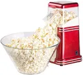 Produktbild: Rosenstein & Söhne Popkornmaschine: XL-Heißluft-Popcorn-Maschine für bis zu 100 g Mais, 1.200 Watt (Popcorn-Gerät, Retro-Heißluft-Maschinen, Pfannen)