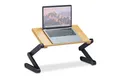 Produktbild: relaxdays Laptop-Ständer Bambus Aluminium