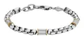 Produktbild: FOSSIL All Stacked Up Bicolor Bracelet Armband Silver silberfarben goldfarben