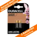 Produktbild: 2 x Duracell MN21 V23GA LR23A A23 8LR932 12V Batterie Knopfzelle Alkaline