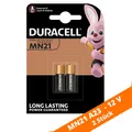 Produktbild: 2 x Duracell MN21 V23GA LR23A A23 8LR932 12V Batterie Rundzelle Alkaline