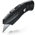Produktbild: Teppichmesser Zinklegiertes Gehäuse - Kartonmesser - Profi Messer - Cuttermesser - Inkl. Ersatzklingen Im Magazin - Trapezklingen Sk5 Klingen - Brandson