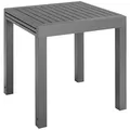 Produktbild: Juskys Gartentisch, Grau, Metall, 70x75x70 cm, Gartenmöbel, Gartentische, Gartentische