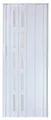 Produktbild: Falttür Schiebetür Tür weiss farben mit Fenster blickdicht Höhe 201 cm Einbaubreite bis 80 cm Doppelwandprofil Neu