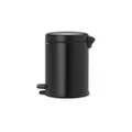 Produktbild: Brabantia Newicon Treteimer Mülleimer Abfalleimer Matt Black Schwarz 5 L 112928