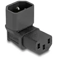 Produktbild: DeLOCK Netzadapter IEC 60320 - C14 auf C13, Stecker / Buchse, 10 A, 90° gewinkelt