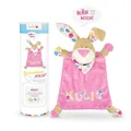 Produktbild: Kullaloo Materialset Schnuffeltuch Hase Kulio (beige/ rosa/ gepunktet) DIY Nähen