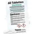 Produktbild: JB White 60x Wasser Rudergerät Tabletten gegen Algen, extra konzentriert, Wasserrudergerät Chlortabletten (10 x 6)