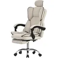 Produktbild: ML-Design Bürostuhl Ergonomisch Beige Höhenverstellbar mit Rückenlehne