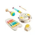 Produktbild: Musik-Geschenkset mit Holzinstrumenten für Kleinkinder, Musikspielzeug 6 Teile