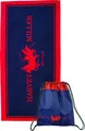 Produktbild: Harvey Miller Polo Club 140 x 70 Strandtuch Handtuch Saunatuch inkl. Sportbeutel
