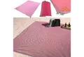 Produktbild: CEPEWA Strandtuch Stranddecke sandfrei pink 200x200cm Heringe Beutel