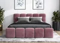 Produktbild: Polsterbett SONIC 180 x 200 mit Matratze und Bettkasten. Farbe: Rosa