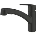 Produktbild: Grohe Start QuickFix Küchenarmatur, Dual-Spülbrause, herausziehbar, schwenkbar, mattschwarz (303072431)