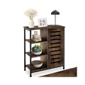 Produktbild: tectake Sideboard, Industrial Style, Ablage und 3 offene Fächer, mit höhenverstellbaren Kunststofffüßen, 70 x 32 x 82 cm