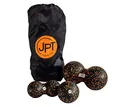 Produktbild: JPTsports® Faszienball-Set inkl. eBook & Tragetasche | Massageball-Set aus Einzelball (10cm) & Duoball (8cm & 12cm)