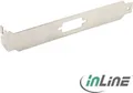 Produktbild: InLine Slotblech - zur Befestigung von 9pol. Sub D Stecker oder Buchse - 4er Pack