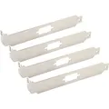 Produktbild: InLine Slotblech, zur Befestigung von 9pol. Sub D Stecker oder Buchse, 4er Pack