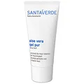 Produktbild: Santaverde / aloe vera gel pur / leichtes Gesichts- & Körpergel / feuchtigkeitsspendend / wohltuend & kühlend / entzündungshemmende & beruhigende Wirkung / ohne Duft / für alle Hauttypen / reiner Aloe Vera Saft / eigener, kontrolliert biologischer Anbau / Gesicht, Dekolleté & Körper / Unisex / 100 % vegan / 50 ml