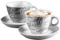 Produktbild: Ritzenhoff & Breker Cappuccino-Set Cornello 4-teilig, Grau, 180 ml, 2 Stück (1er Pack)