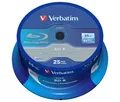 Produktbild: Verbatim BD-R 25GB/1-6x 43837 (VE25) Blu-ray-Rohlinge BD-R