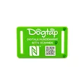 Produktbild: Dogtap Light Big, digitale Hundemarke für mittlere bis große Hunde, mit NFC-Chip und QR Code für Kontaktdaten und Steckbrief, aus Silikon, wasserfest, flexibel, 67 x 40 mm