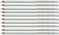 Produktbild: 10x Stubai Stift Signierstift Bleche Glas Keramik weiß Spenglerstift 4441 04