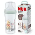 Produktbild: NUK Perfect Match Babyflasche | Ab 3 Monate | Passt sich dem Baby an | Temperature Control | Anti-Colic | 260 ml | BPA-frei | Silikontrinksauger, Medium | Disneys Winnie Puuh