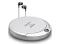 Produktbild: Lenco CD-201SI - Tragbarer CD-Player mit Anti-Schock - Hörbuchfunktion - Akku-Aufladefunktion - Silber