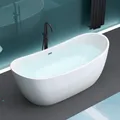 Produktbild: Mai & Mai Freistehende Badewanne 180x80cm Oval Sanitäracryl Standbadewanne V502