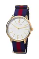 Produktbild: Pierre Cardin Herrenuhr LA GLOIRE Edelstahl Gold Nylonband Blau/Rot PC106991F11