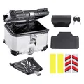 Produktbild: VEVOR Motorradkoffer Top Case Universal Motorrad Tasche 45L Topbox Aluminium