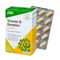 Produktbild: Salus - Vitamin-B-Komplex - 1x 60 Kapseln (22 g) - Nahrungsergänzungsmittel für Energie und Nerven - Vitamine B1, B2, Niacin (B3), Pantothensäure (B5), B6, Biotin (B7), Folsäure (B9) und B12 - vegan