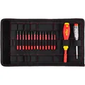 Produktbild: Wiha Schraubendreher slimVario Starter, 36068, Set, Elektro VDE, Schlitz, Kreuz, Torx, 16-teilig