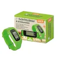 Produktbild: Moses. Expedition Natur 2-in-1 Schrittzähler & Armbanduhr, Kinder-Pedometer mit Uhrzeit-, Distanz- & Kalorienanzeige, verstellbares Silikonarmband, Outdoor-Uhr für Kinder