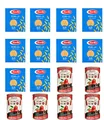 Produktbild: 10x Pasta Barilla Risoni Nr. 26 italienisch Nudeln 500 g pack + Italian Gourmet 100% italienische geschälte Tomaten dosen 6x 400g