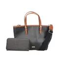 Produktbild: Rieker Damen Shopper H1543-00 schwarz + Portemonnaie